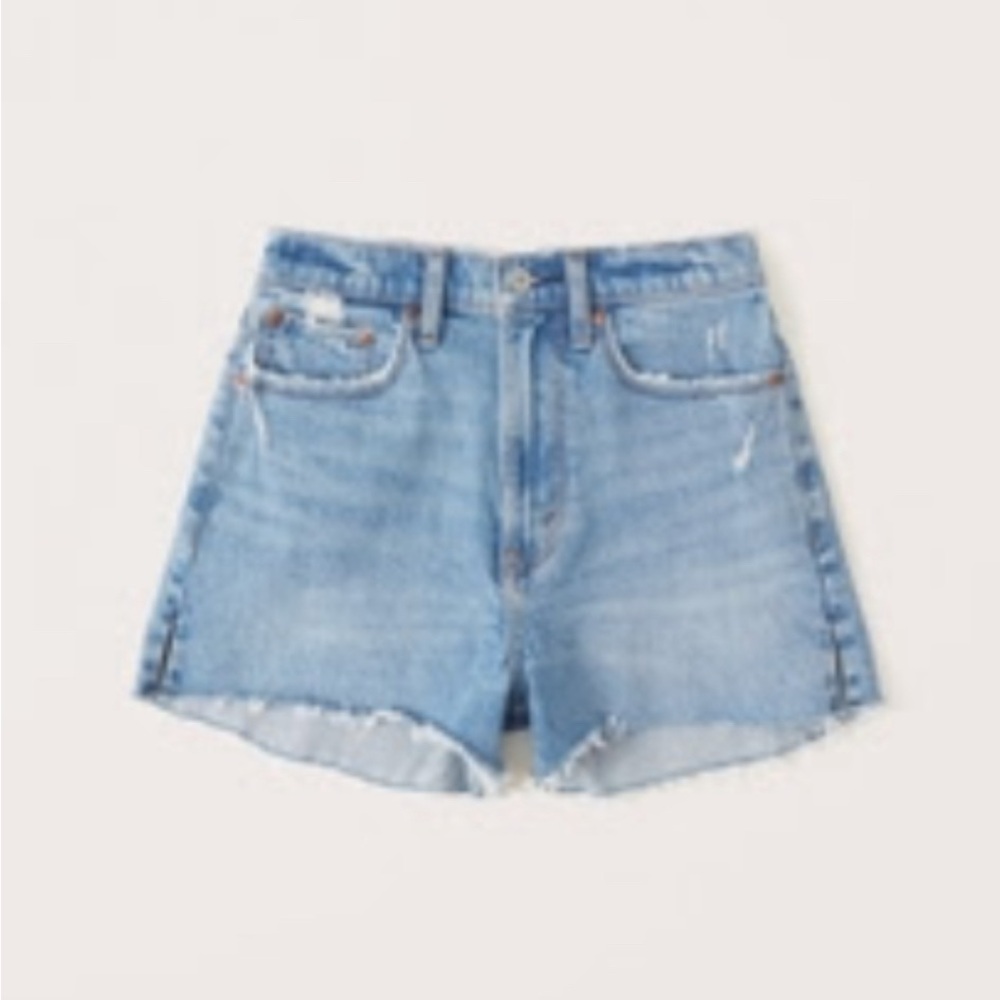 High rise mom shorts
